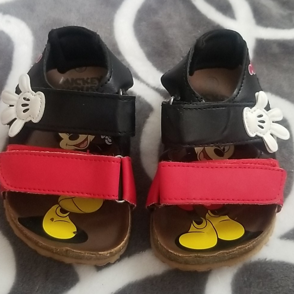 Mickey kids flip flops